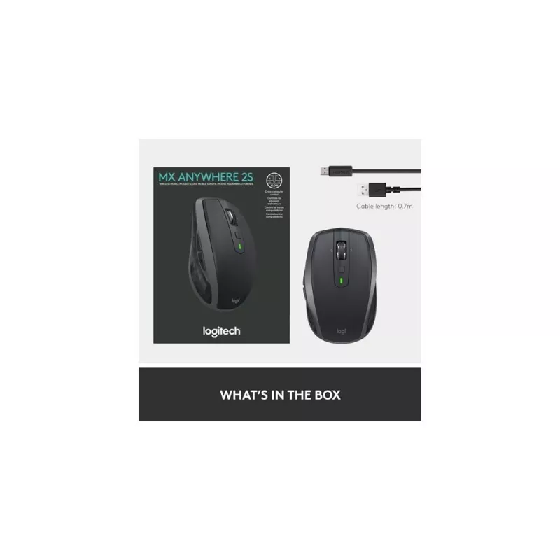 MX Anywhere 2S mouse wireless/Graphite - BT - N/A