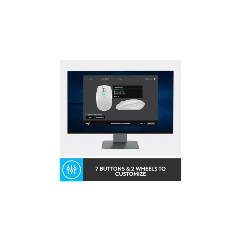 MX Anywhere 2S mouse wireless/Graphite - BT - N/A