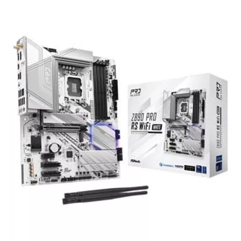 Scheda madre ASRock Z890 Pro RS WiFi White Intel Z890 LGA 1851 ATX