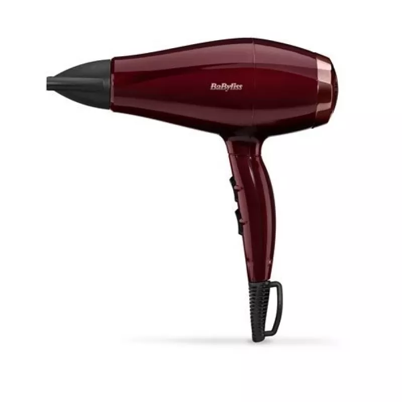 BaByliss Inspired 5912PE asciugacapelli, 2000 W, rosso