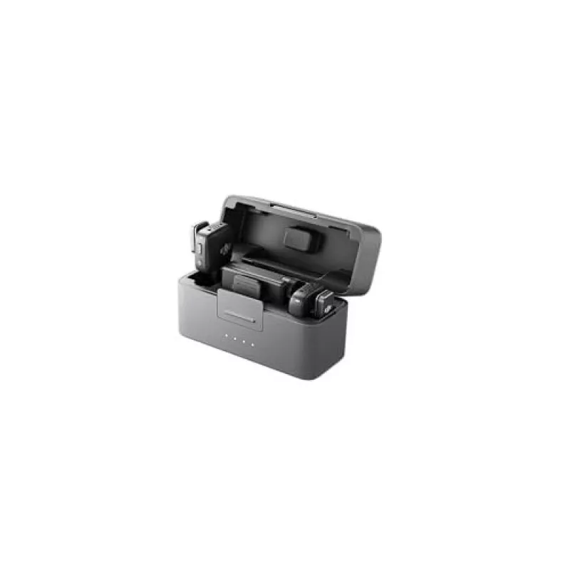 DJI Mic Mini (2 TX + 1 RX + custodia di ricarica) kit microfono wireless - grigio scuro