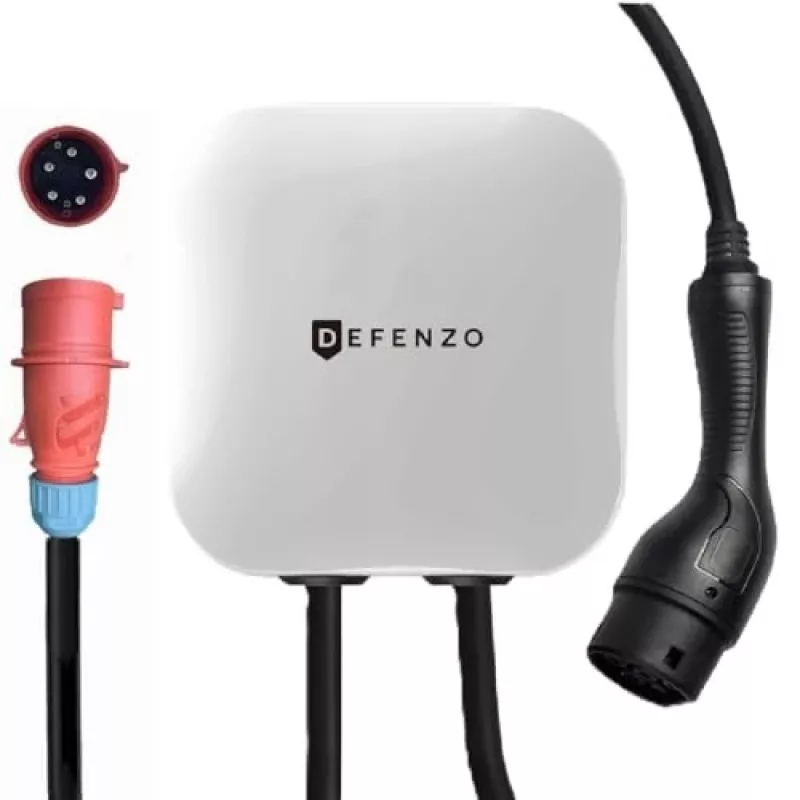 Wallbox DEFENZO Home AC11 DEF1016 stazione di ricarica EV monofase 11 kW, Type 2, 16 A, IP54