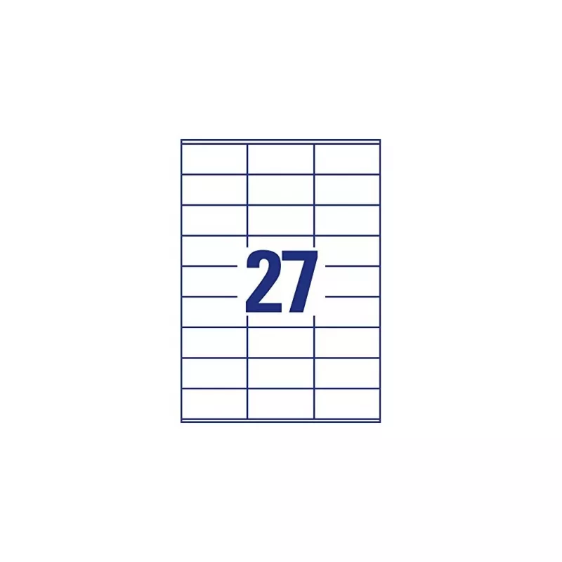 Avery-Zweckform 3479 etichette bianco carta 70x32mm adesivo permanente