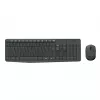 Logitech MK235 set tastiera e mouse wireless durevole in grigio