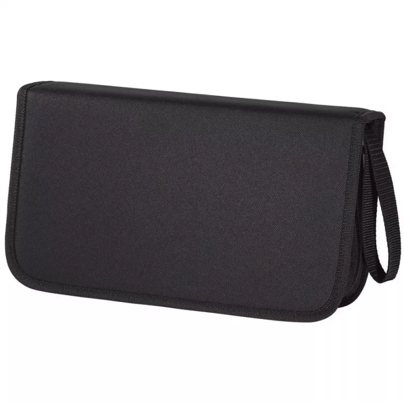Hama custodia in nylon per 104 CD, 104 dischi, nero, nylon