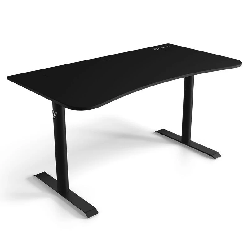 Scrivania gaming Arozzi Arena Medium ARENA-MEDIUM-PBK, 140 x 75,5 cm, tappetino in microfibra su tutta la superficie, Pure Black