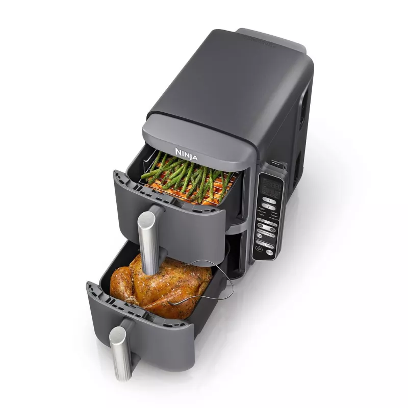 Ninja Double Stack XL friggitrice ad aria 2 scomparti con sonda di temperatura SmartCook 9,5 L SL451EU