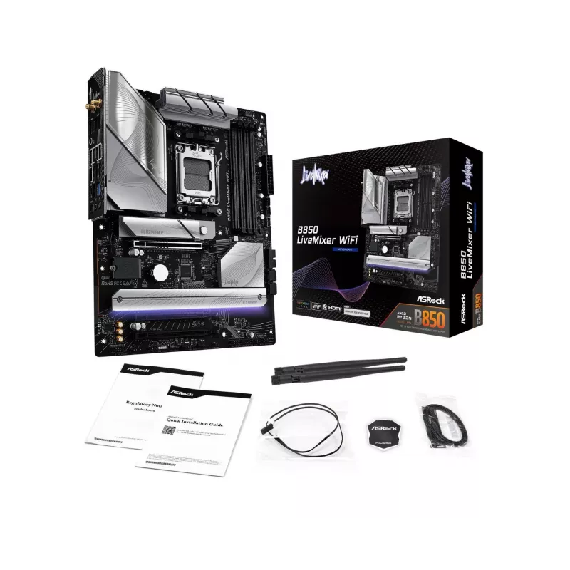 ASRock B850 LiveMixer WiFi scheda madre ATX