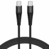 Cavo USB Savio CL-160 2 m USB 2.0 USB C - USB C nero