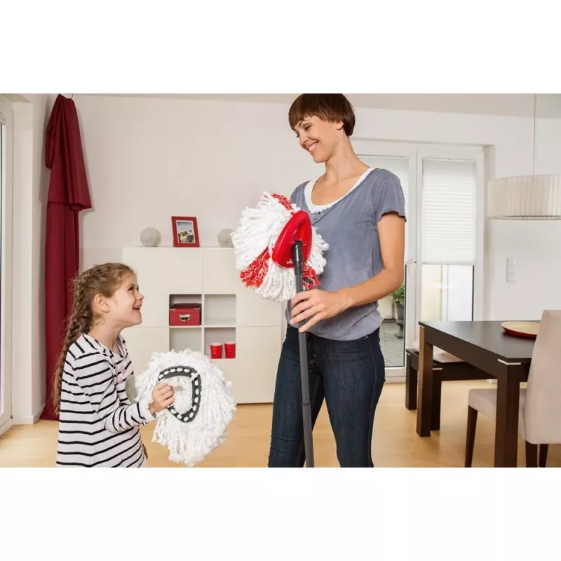 Testina lavapavimenti Vileda Turbo 2in1 rosso bianco