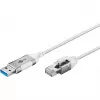 Cavo Ethernet Goobay USB-A 3.0 a RJ45 sottile 1 m – collega router, modem o (74377)
