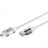 Cavo Ethernet Goobay USB-C 3.1 a RJ45 sottile 2 m - collega router o modem (74387)