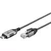 Cavo Ethernet Goobay USB-C 3.1 a RJ45 sottile 1 m – collega router, modem o (74401)