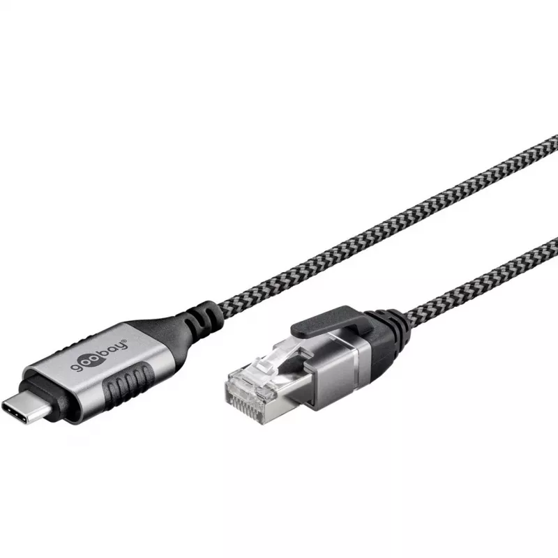 Cavo Ethernet Goobay USB-C 3.1 a RJ45 sottile 5 m – collega router, modem o (74405)