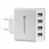 everActive Caricabatterie telefono SC400 con 4x porte USB, 5A uscita totale, bianco
