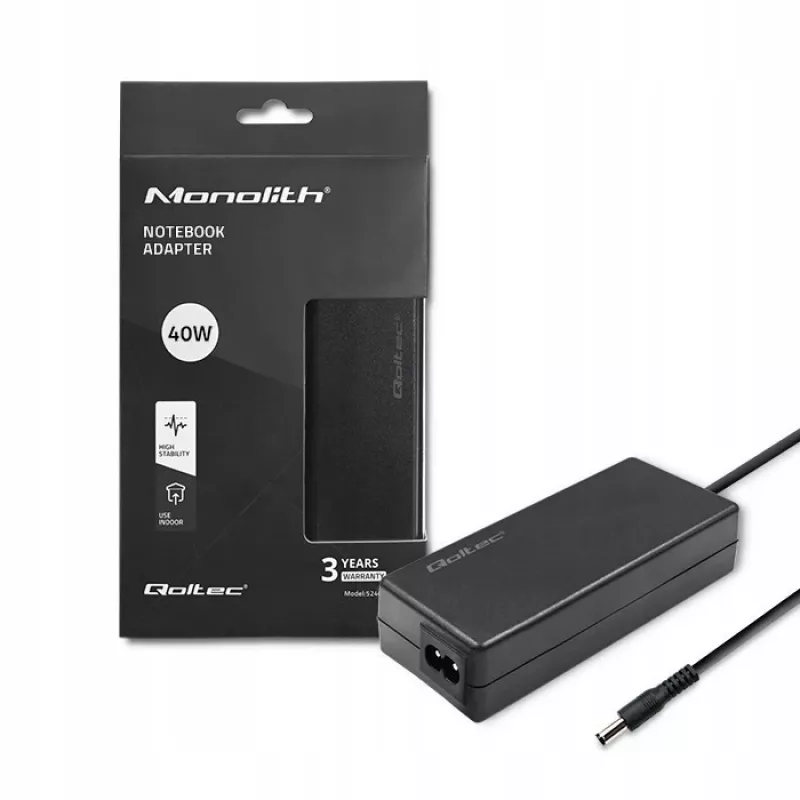 Alimentatore AC 40W 12V, 3,33A, 5,5x2,1