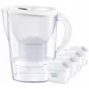 Brita Marella XL caraffa + 4 cartucce Maxtra (bianco)