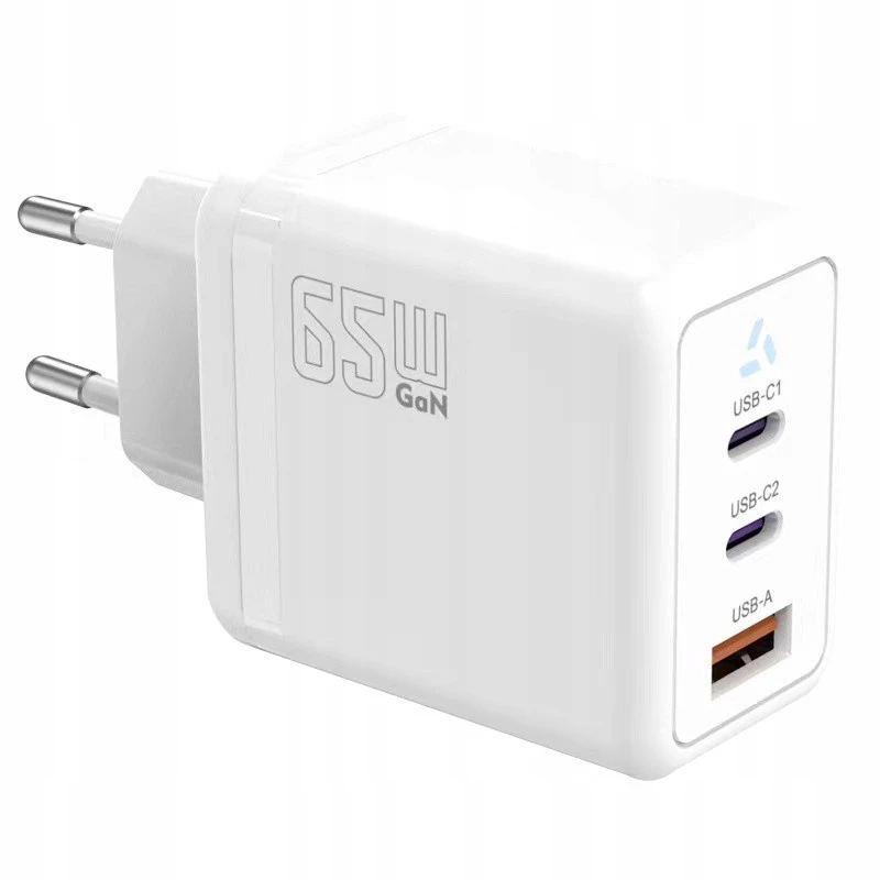 Caricabatterie TB AZTBXUL3USB65WW — 65W USB-C Power Delivery con 2 connettori (1x USB-C, 1x USB-A)