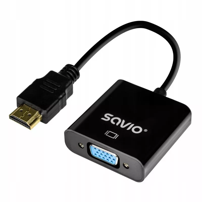 Savio adattatore HDMI-VGA AK-75