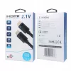 Cavo HDMI v 2.1 Premium 3 m 8K nero progettato per i gamer