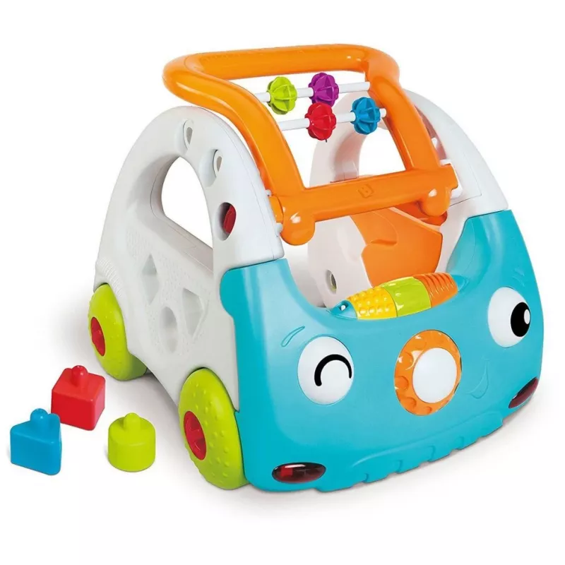 Macchinina sensoriale push 3 in 1