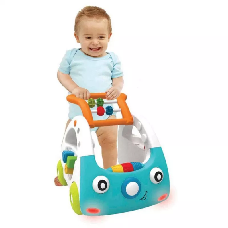 Macchinina sensoriale push 3 in 1