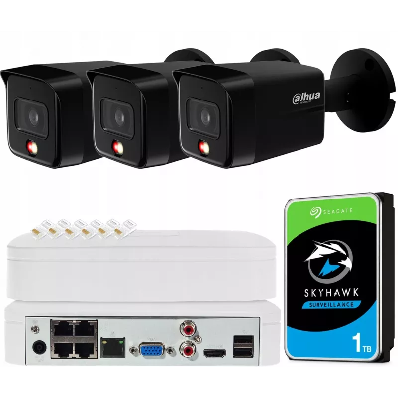 Telecamera IP IPC-HFW1639TC-a-IL-0280B-S6- ierna Smart Dual Light 6 Mpx Dahua