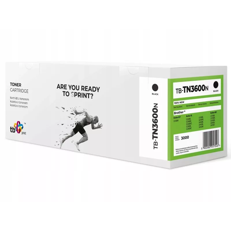 Cartuccia toner Tb Print Pre Brother TN3600 TB-TN3600N Bk 100% nuovo