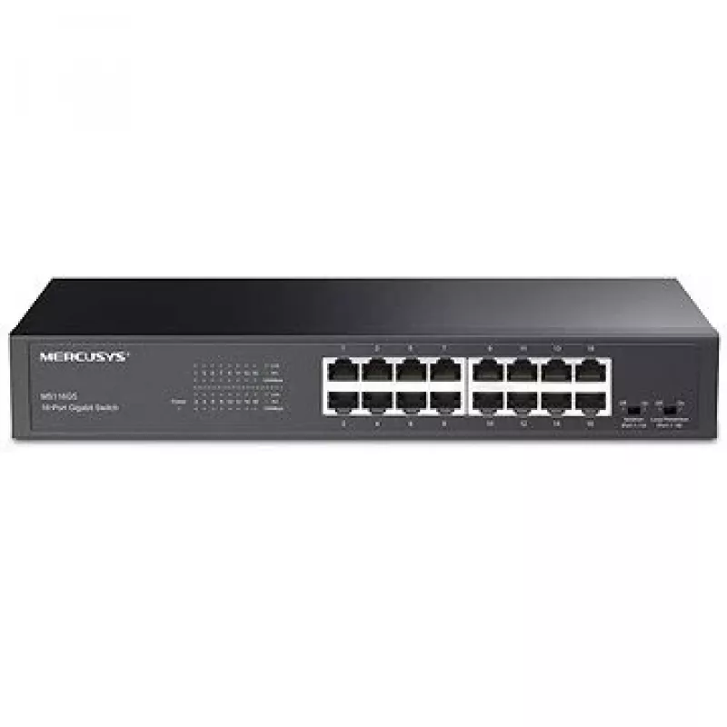 Mercusys MS116GS switch di rete Gigabit Ethernet (10/100/1000) nero