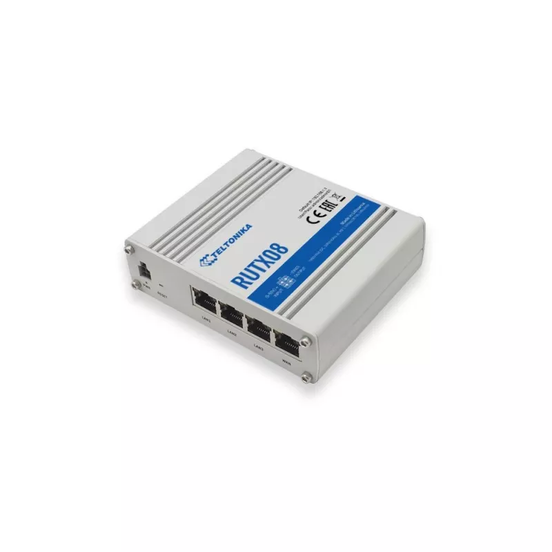 Teltonika RUTX08 router con filo Gigabit Ethernet acciaio inox