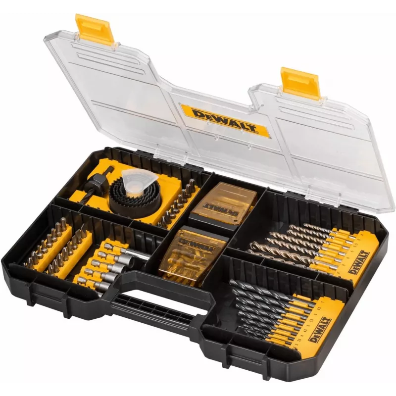 Dewalt Dt71569-Qz Set di accessori punte e frese, 100 pz