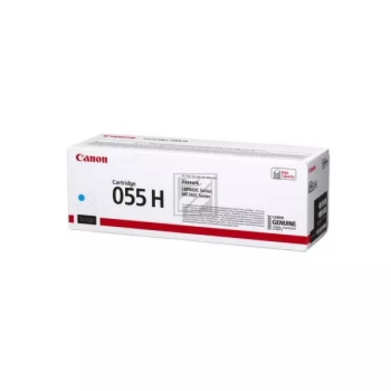 Cartuccia toner Canon 055H 1 pezzo originale ciano