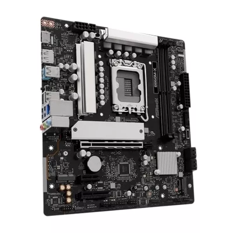 ASRock B860M-X scheda madre, Intel B860, LGA 1851, micro ATX, DDR5