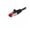 Wentronic Goobay cavo patch CAT 6, S/FTP (PiMF), nero, 5 m - LSZH senza alogeni, rame (68700)