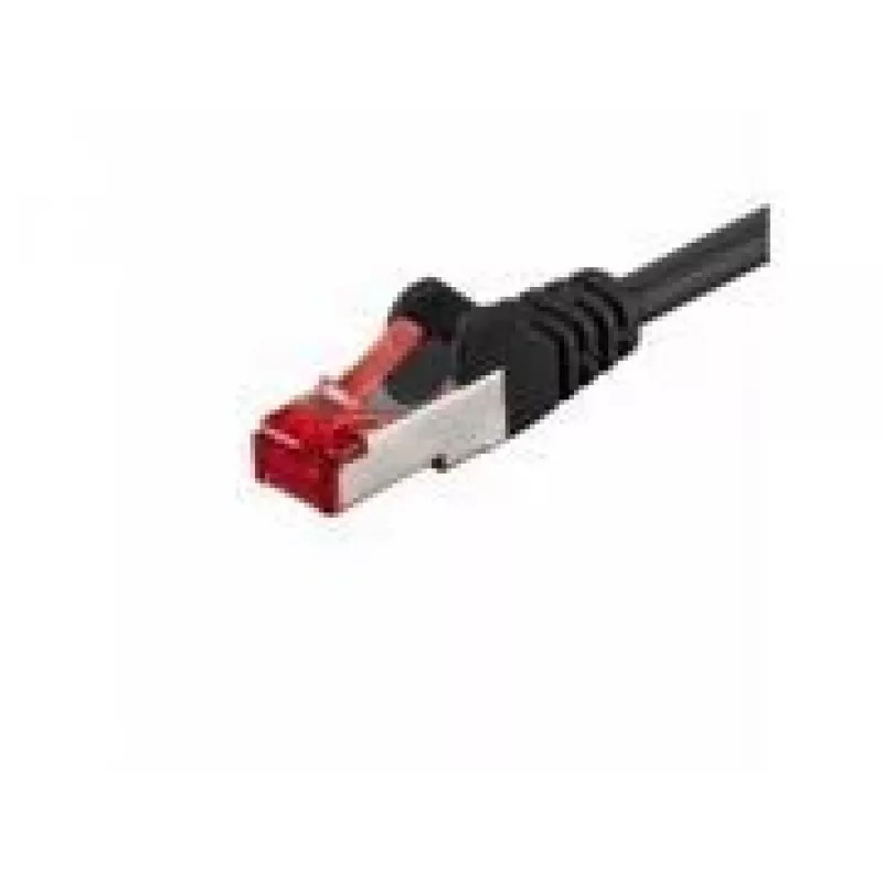 Wentronic Goobay cavo patch CAT 6, S/FTP (PiMF), nero, 5 m - LSZH senza alogeni, rame (68700)