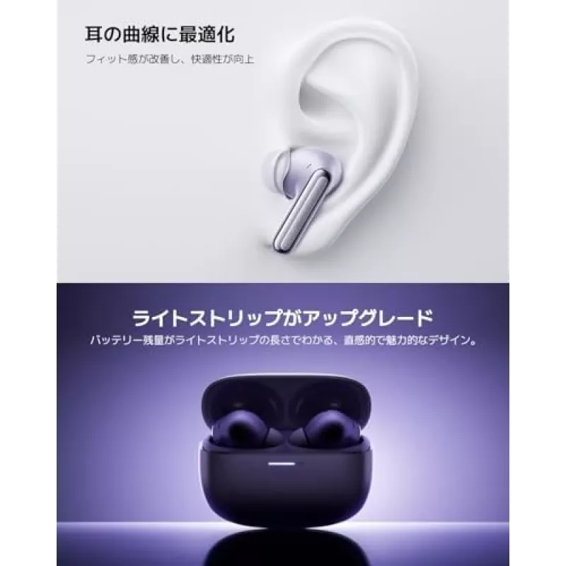 Cuffie Xiaomi Buds 6 Pro — cuffie in-ear binaurali, wireless, Bluetooth 5.3, ANC, IP54, 36 h con case, ricarica wireless, USB-C, Space Black