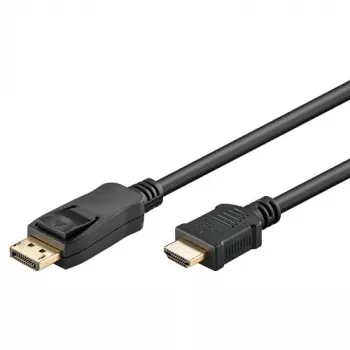 Cavo adattatore DisplayPort 1.2 a HDMI 1.4 4K @ 30Hz / cavo HDMI Ultra High Speed / connettore maschio dorato per una trasmissione del segnale impeccabile / laptop