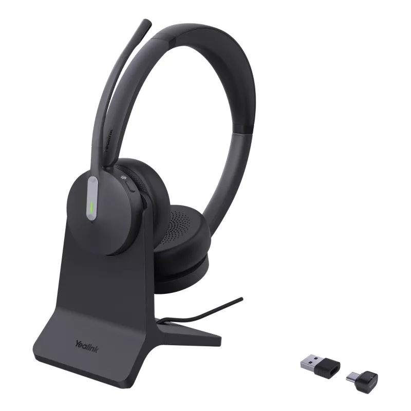 Yealink BH70 Dual con base di ricarica Teams USB-C/a cuffie