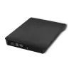 Masterizzatore DVD‑RW esterno QOLTEC 51857 — USB 3.0, interfaccia SATA, DVD±R 8x, DVD±RW 4x, DVD‑RAM 5x, CD 24x, nero