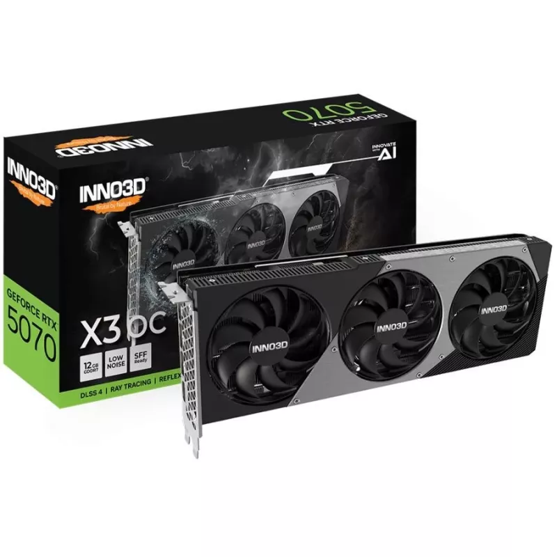 INNO3D GeForce RTX 5070 X3 OC 12GB GDDR7 scheda grafica