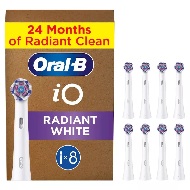 Oral-B IO Series Radiant Bianco Testine originali per lo sbiancamento dei denti 8