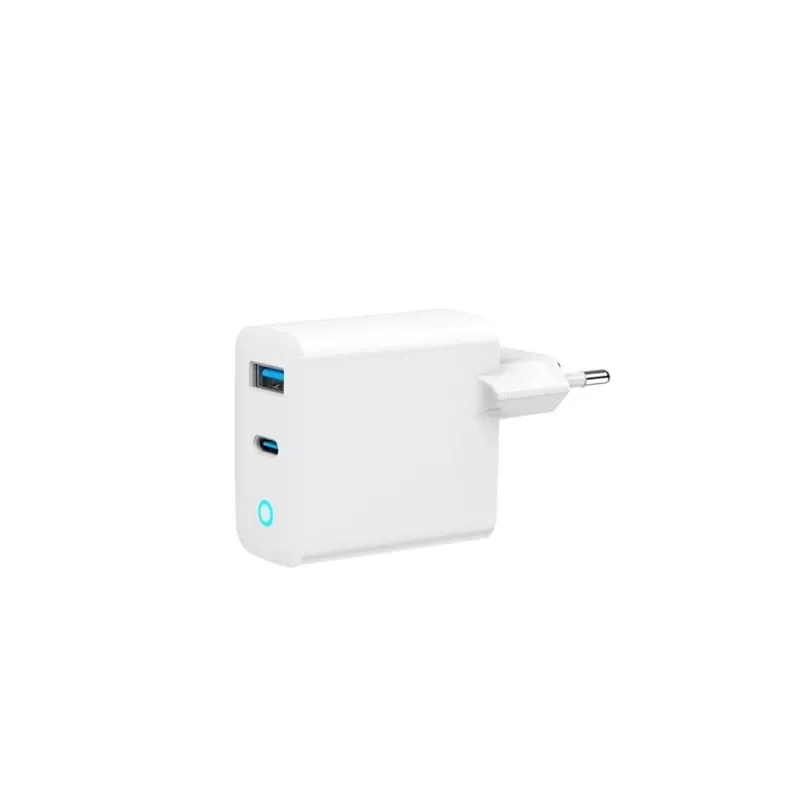 Gembird TA-UC-PDQC65L-W-01 caricabatterie per dispositivi mobili universale bianco AC ricarica rapida per interni