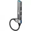 Hub USB Goobay Slim 4 porte, USB-A a USB-C™/USB-A, USB 3.2 (74458)