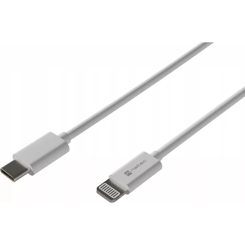 Cavo USB Natec USB-C Lightning 1 m bianco (NKA-2150)