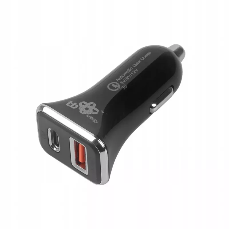 Caricabatterie universale da auto USB a+c Qc Tb ASTBXLU2USBACQC