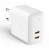 Caricabatterie da parete Aukey PA-B4 2x USB bianco GaN – alimentatore USB compatto con due porte USB