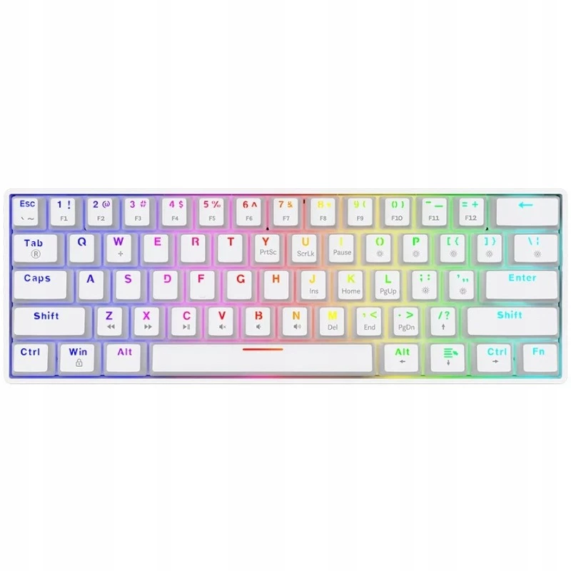 Tastiera meccanica Whiteout X2, Blue Outemu, Hot Swap Savio Savgk-white