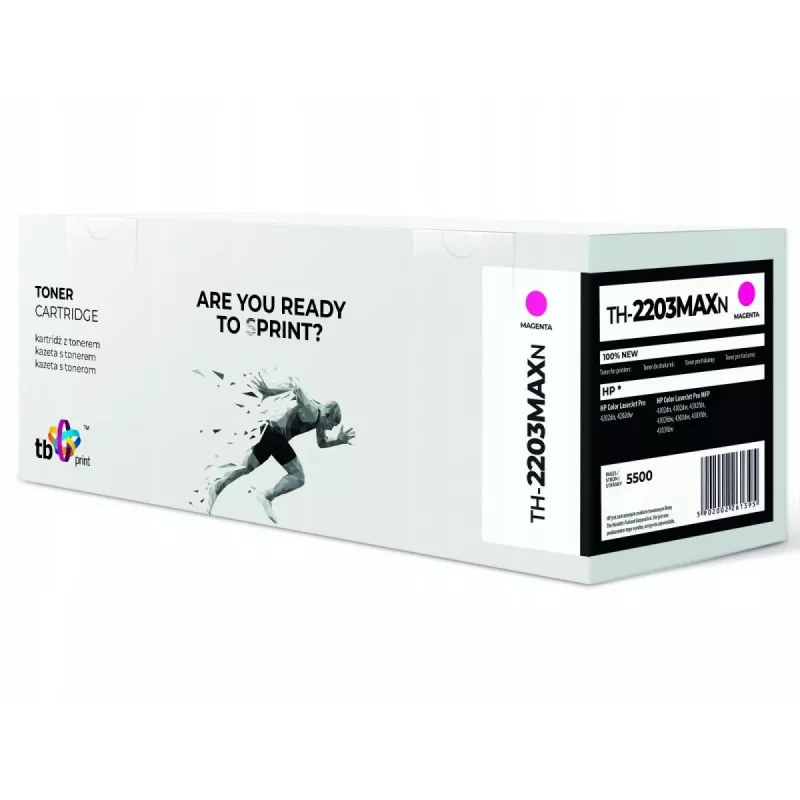 Toner HP Color LaserJet Pro 4202 W2203X 3000 pagine magenta