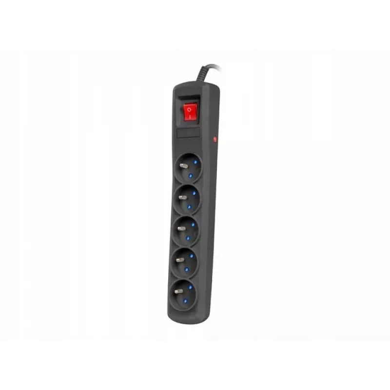 Protezione da sovratensione NATEC NSP-1715 nero 5 prese AC 5 m