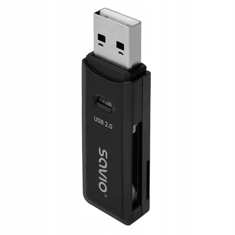 Lettore di schede SD, USB 2.0, 480 Mbit/s, AK-63 Savio SAVAK-63